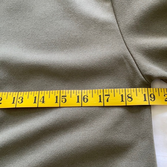 Zara Khaki Green Mod ‘60’s GoGo Style Mini Dress, Size S - Picture 10 of 11